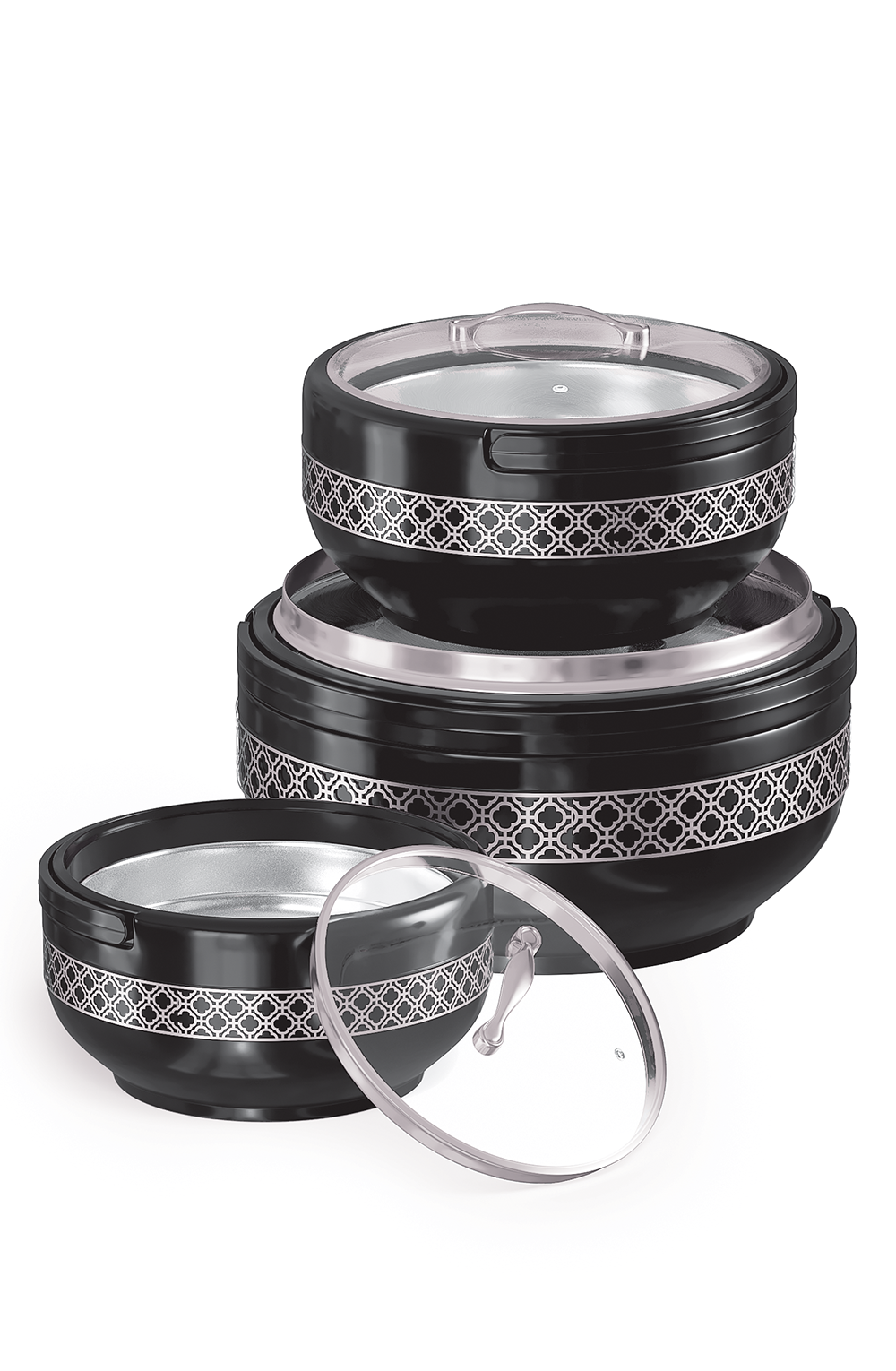 Brighton Hotpot Silver Set of Three