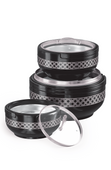 Brighton Hotpot Silver Set of Three