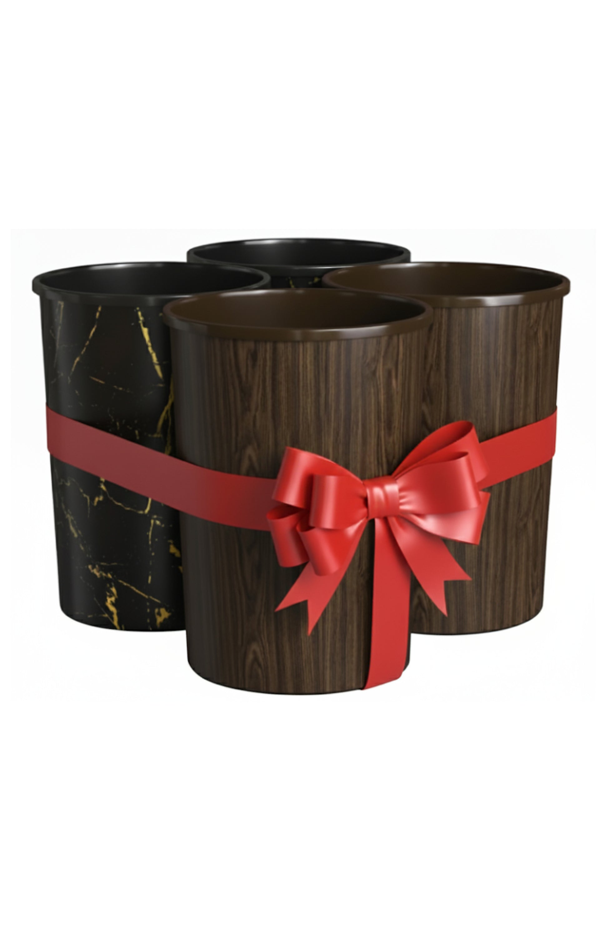 Curve Dustbin 4Liters l Bundle of 4