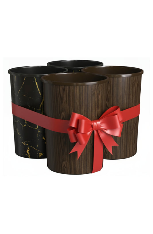 Curve Dustbin 7.5Liters Bundle of 4