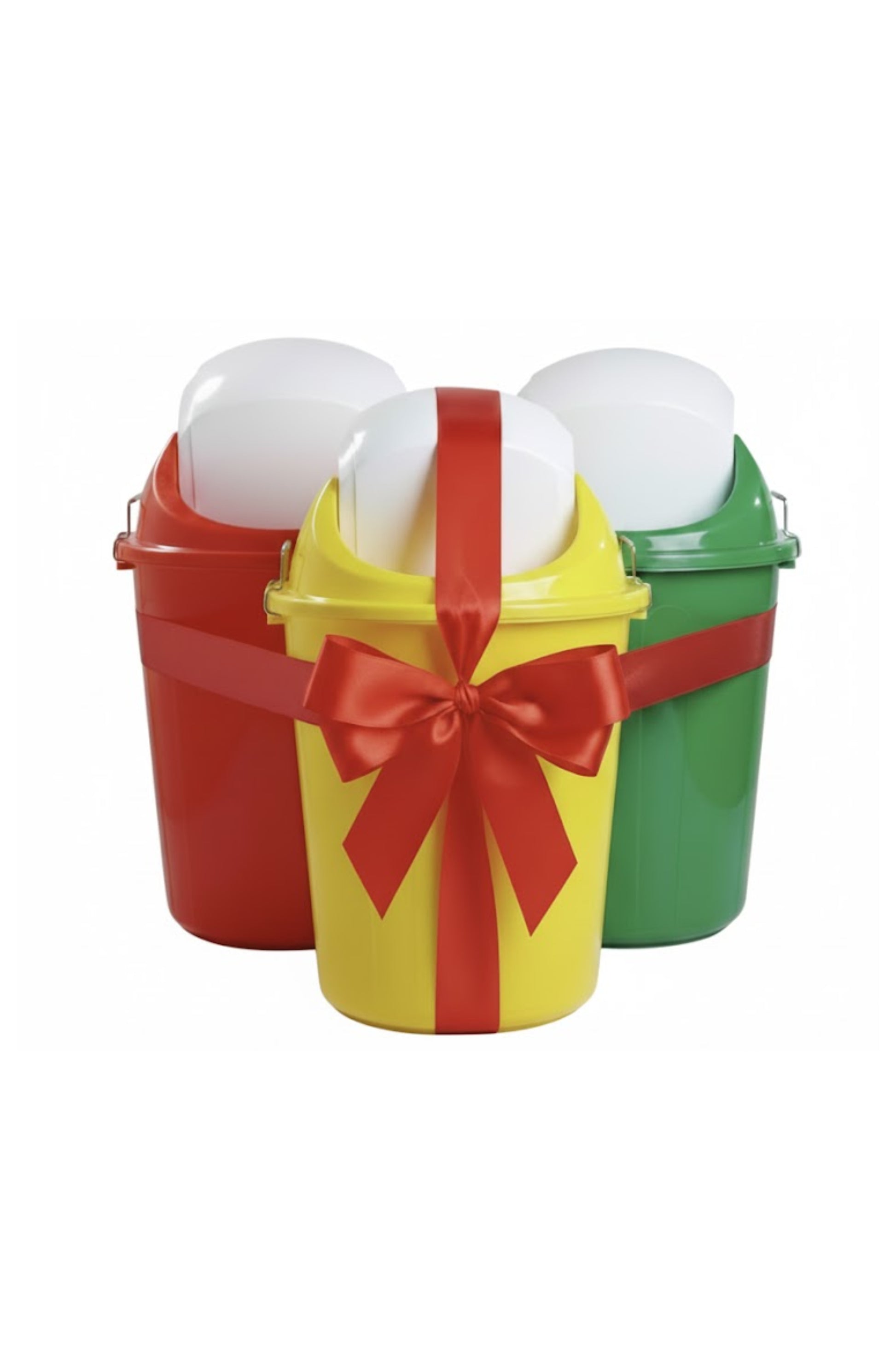 Durable Waste Bin 50Liters l Bundle of 3