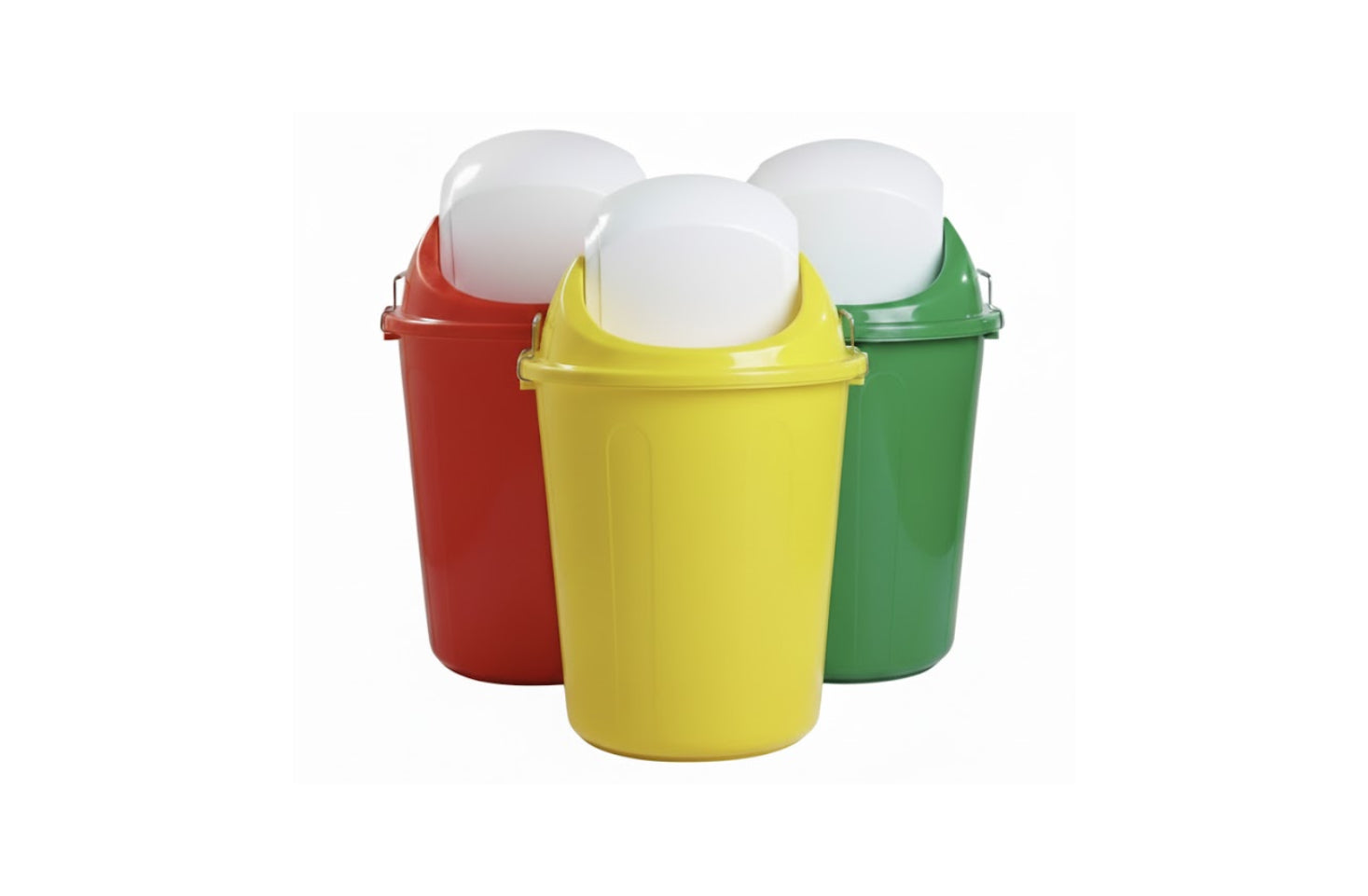 Durable Waste Bin 50Liters l Bundle of 3