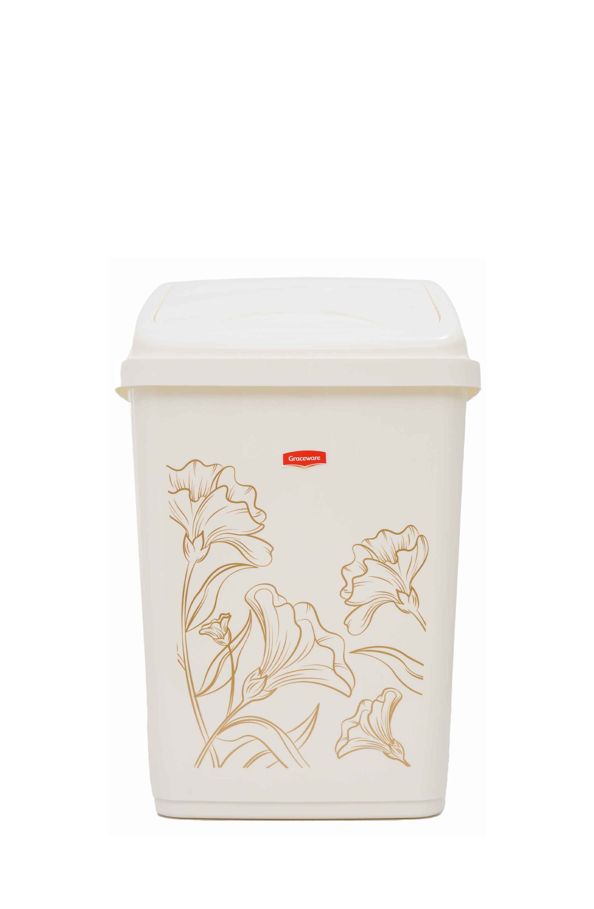 Eco Dustbin Spring-White 11 Liters