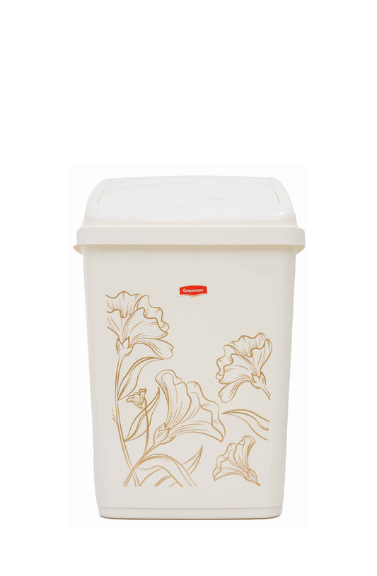 Eco Dustbin Spring-White 11 Liters