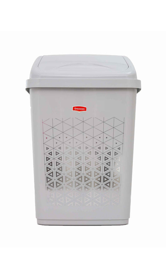 Eco Dustbin Vertex-Grey 26 Liters