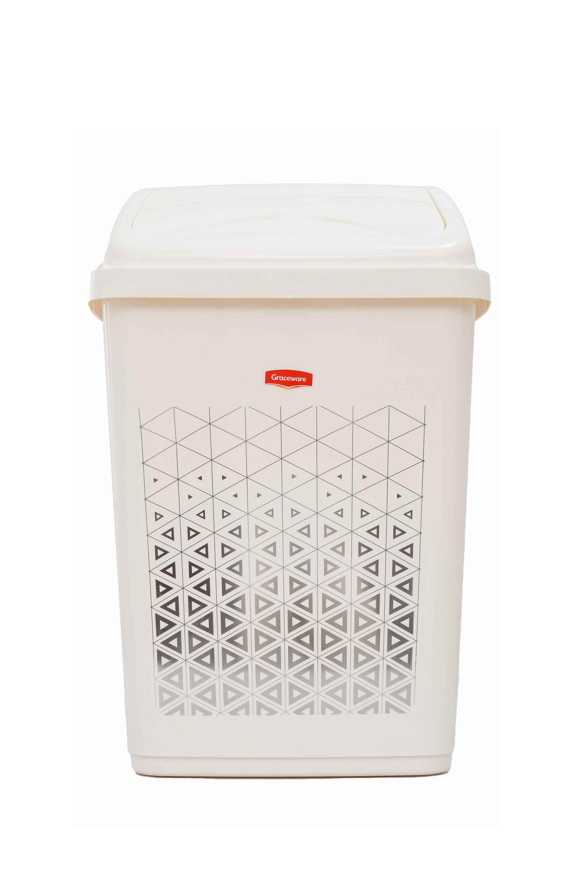 Eco Dustbin Vertex-White  26 Liters