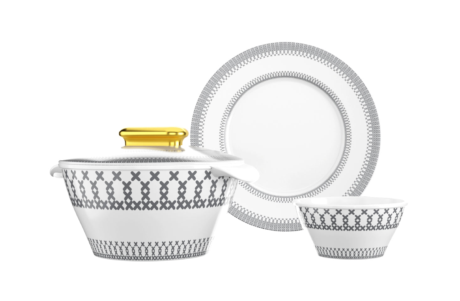 Heritage Double Glazed Set-88 Pcs