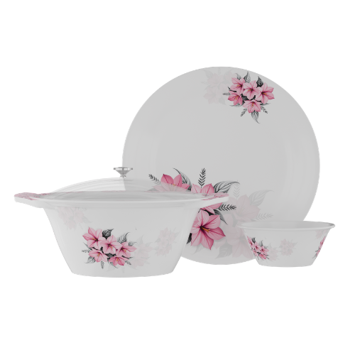Kron Crystal Coated 88-Piece Dinnerware Set