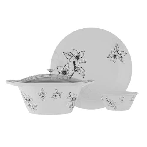 Kron Crystal Coated 88-Piece Dinnerware Set