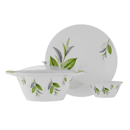 Kron Crystal Coated 88-Piece Dinnerware Set