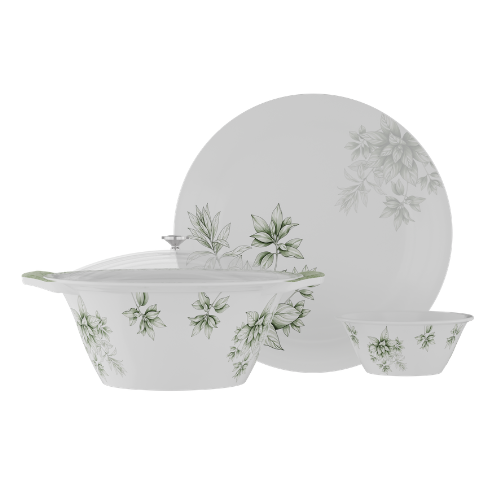 Kron Crystal Coated 88-Piece Dinnerware Set
