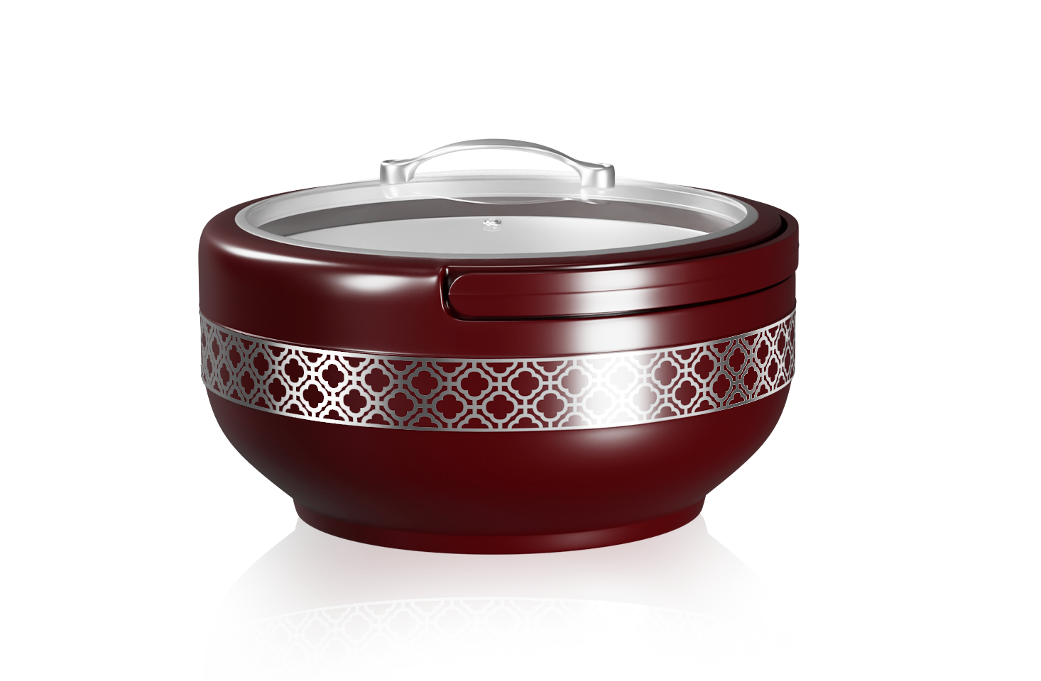 Brighton Hotpot Gold & Silver Maroon