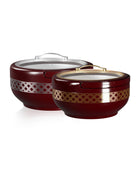 Brighton Hotpot Gold & Silver Maroon