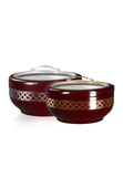 Brighton Hotpot Gold & Silver Maroon