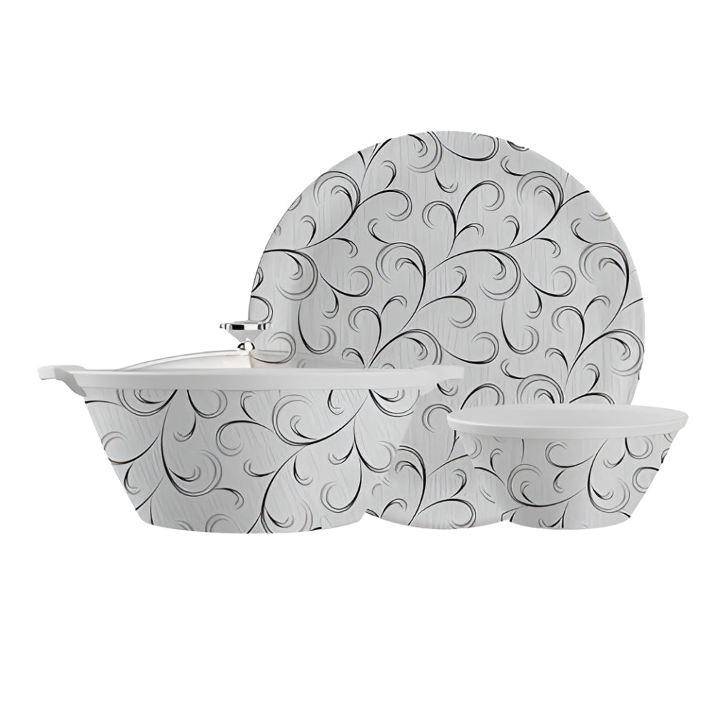 Mexon Neue Crystal Coated 88-Piece Dinnerware Set