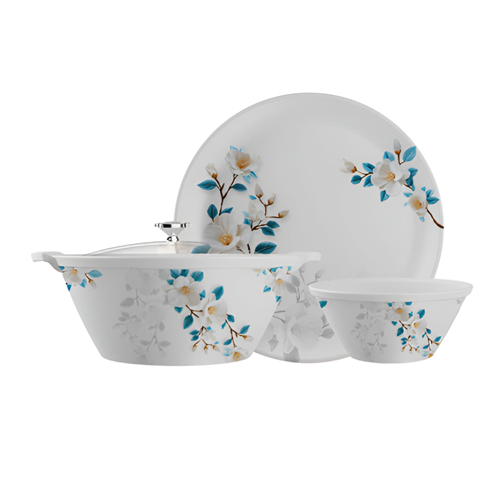Mexon Neue Crystal Coated 88-Piece Dinnerware Set