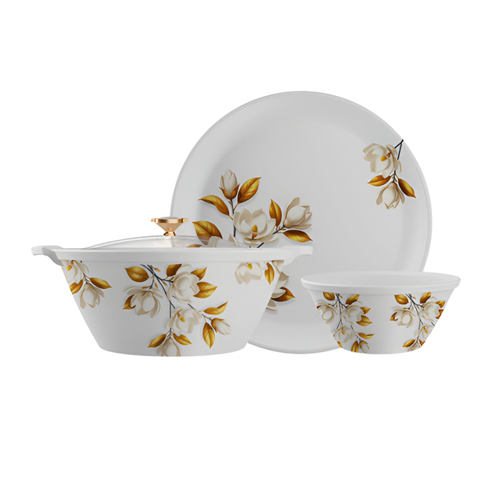 Mexon Neue Crystal Coated 88-Piece Dinnerware Set