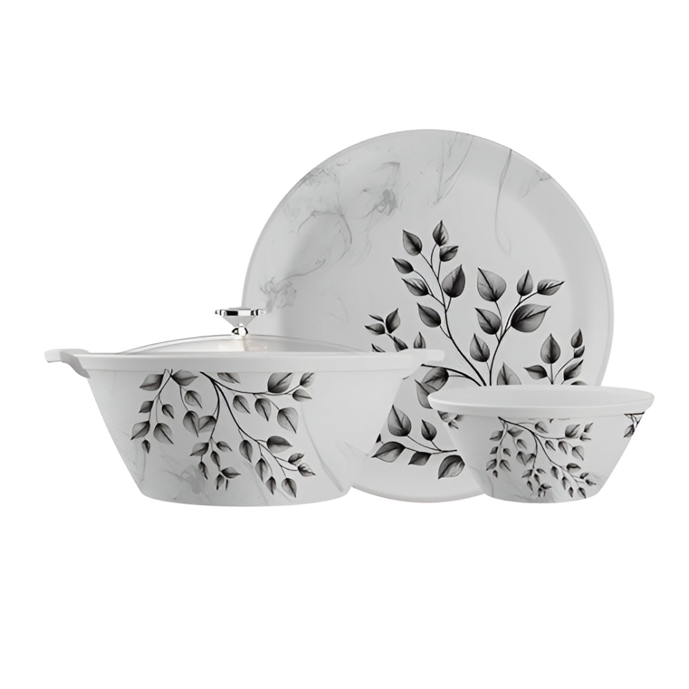 Mexon Neue Crystal Coated 88-Piece Dinnerware Set