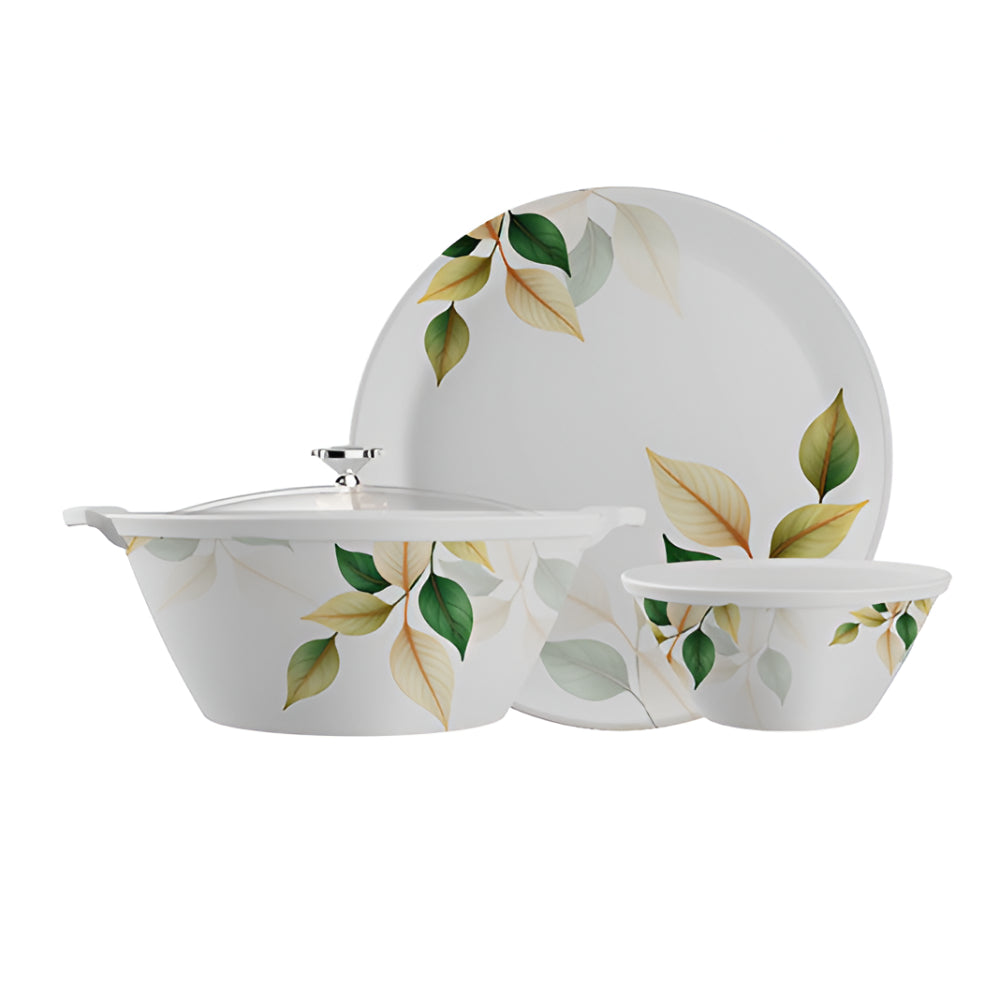 Mexon Neue Crystal Coated 88-Piece Dinnerware Set
