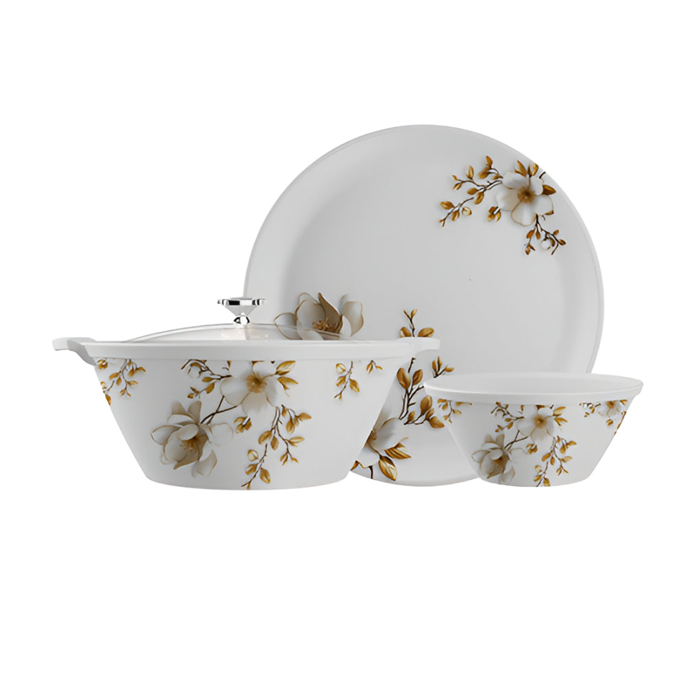 Mexon Neue Crystal Coated 88-Piece Dinnerware Set