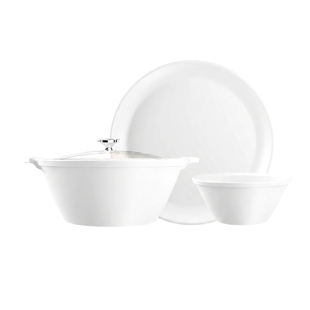 Mexon Neue Crystal Coated 88-Piece Dinnerware Set