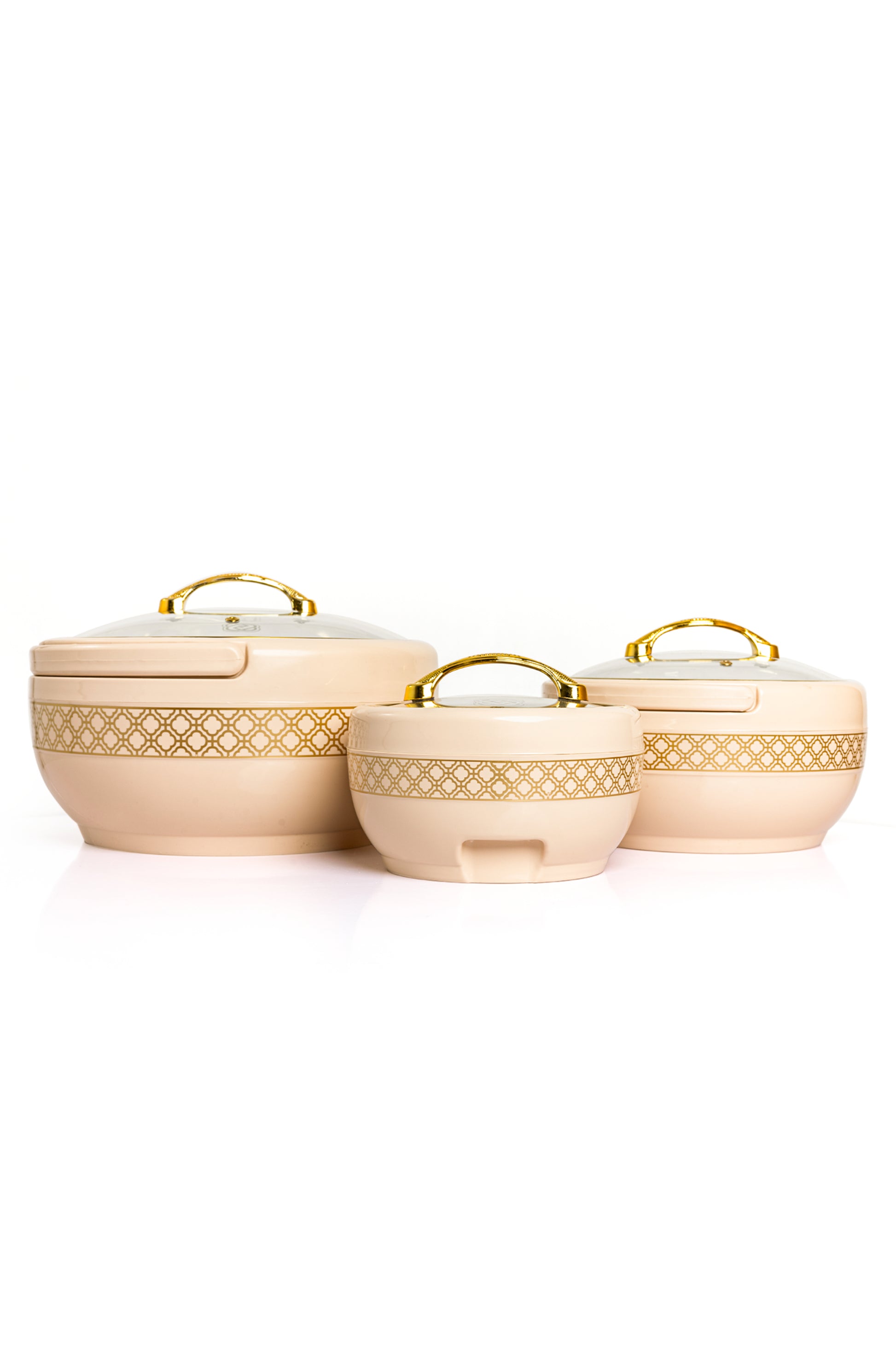 Brighton Hotpot Gold Beige Set of Three