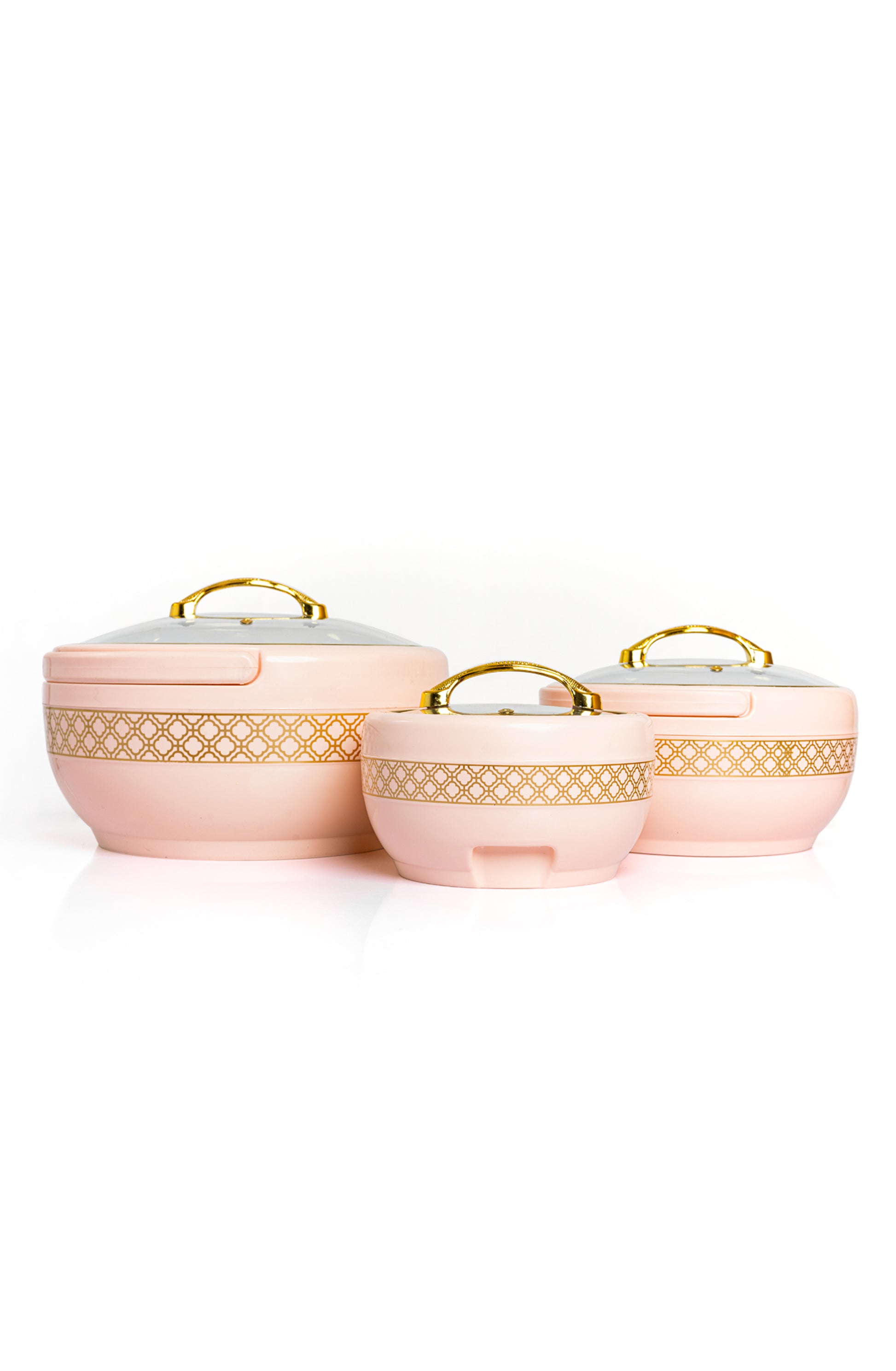 Brighton Hotpot Gold Pink Set of Three