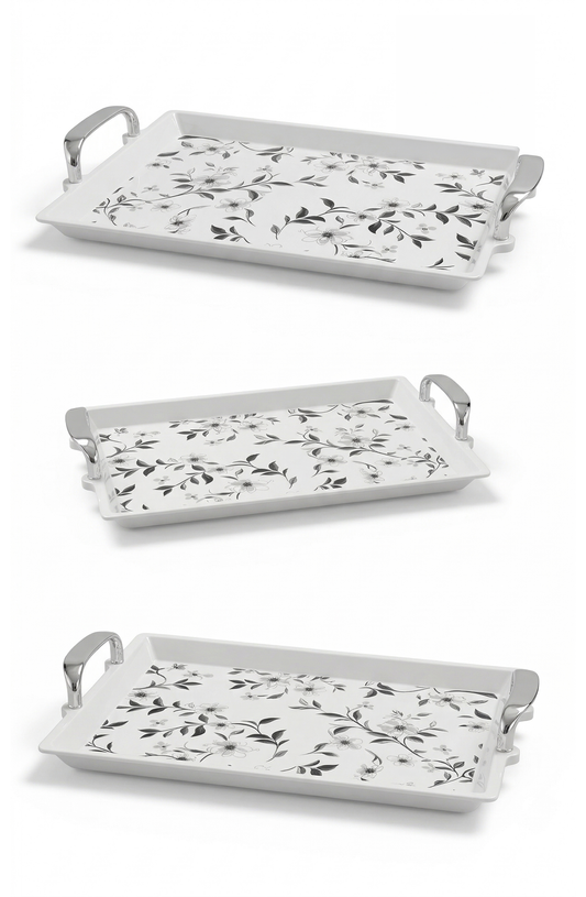 Homage Printed Tea Tray Set Pakistan – Set of 3