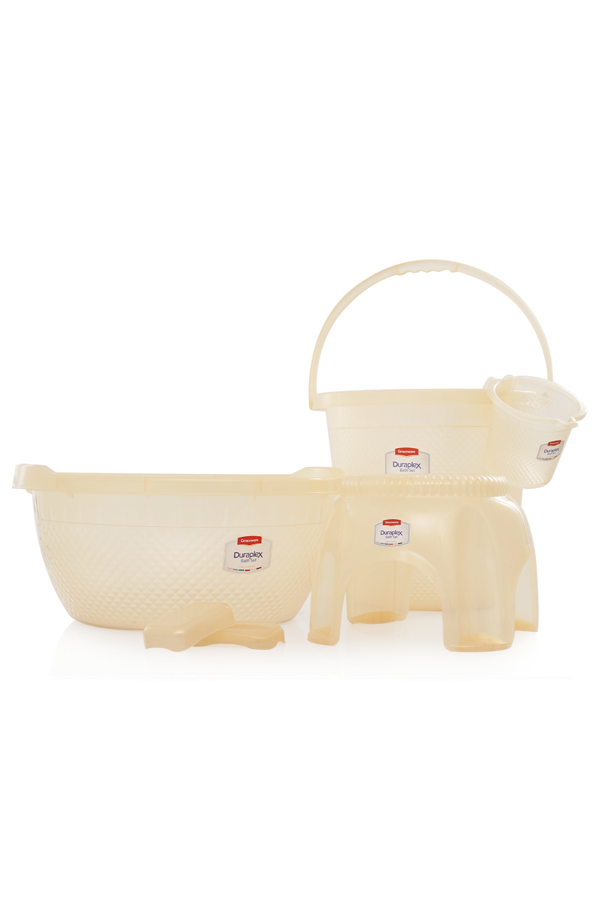 Duraplex Crystal  Bath Set Beige