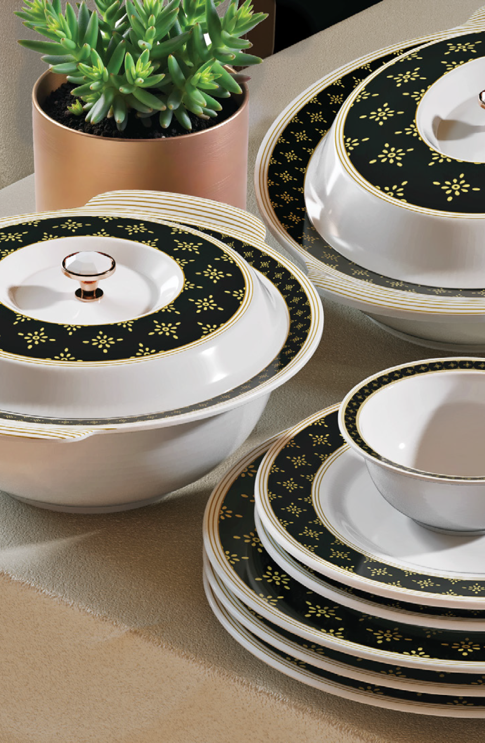 Noritake Neue Double Glazed Set-88 Pcs