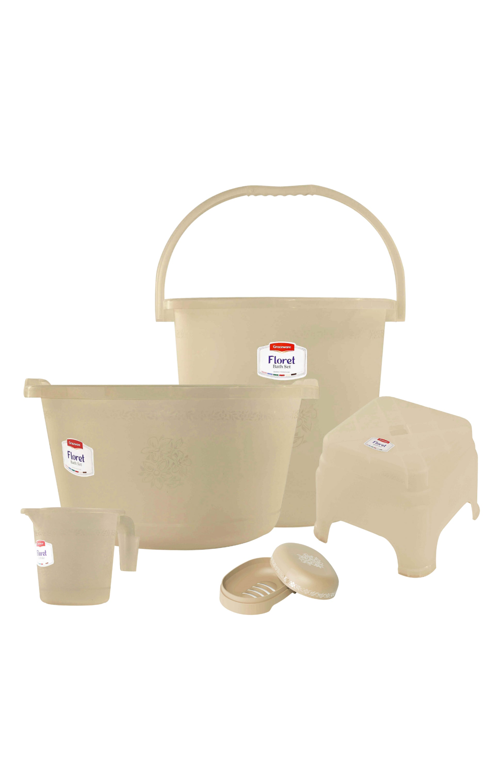 Floret Bath set Beige