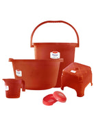 Floret Bath set Red