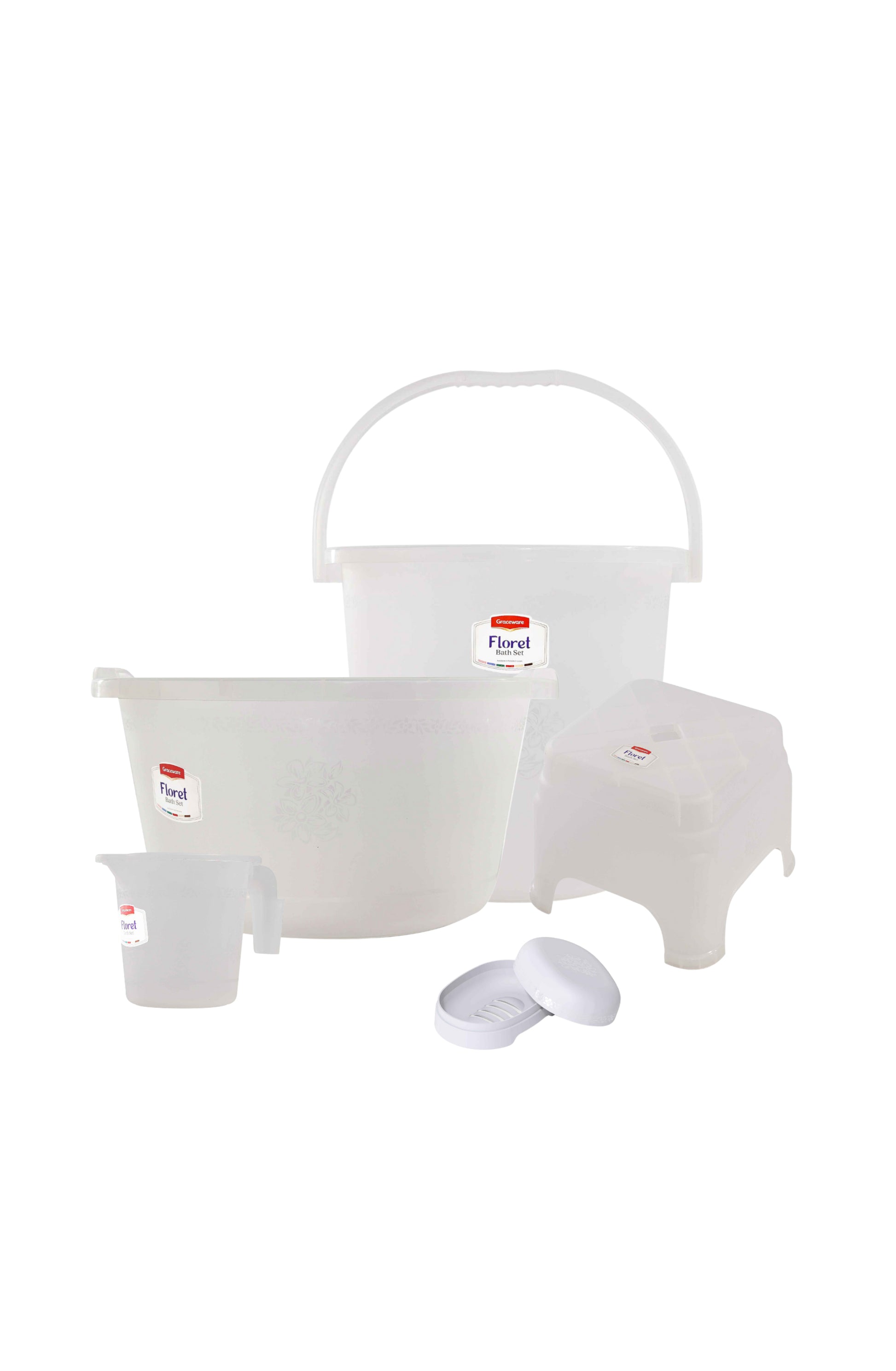 Floret Bath set White