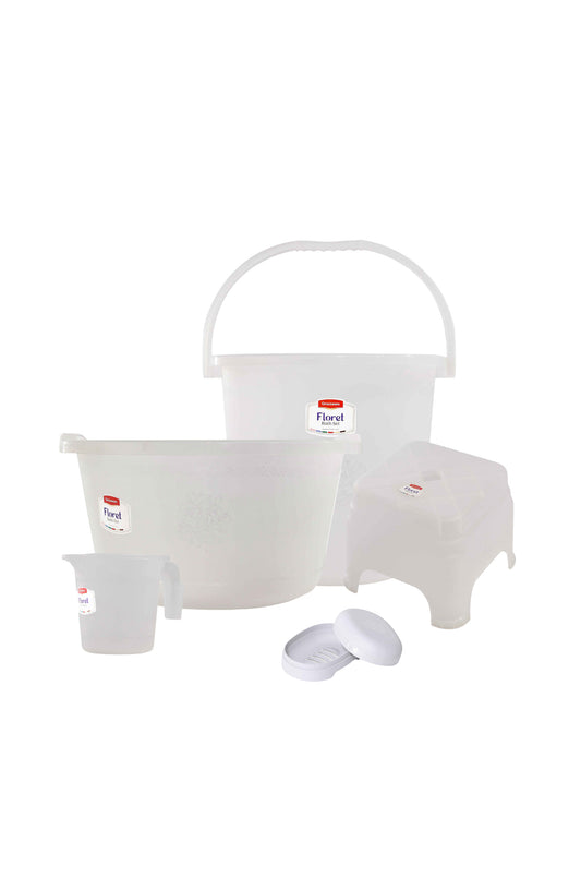 Floret Bath set White
