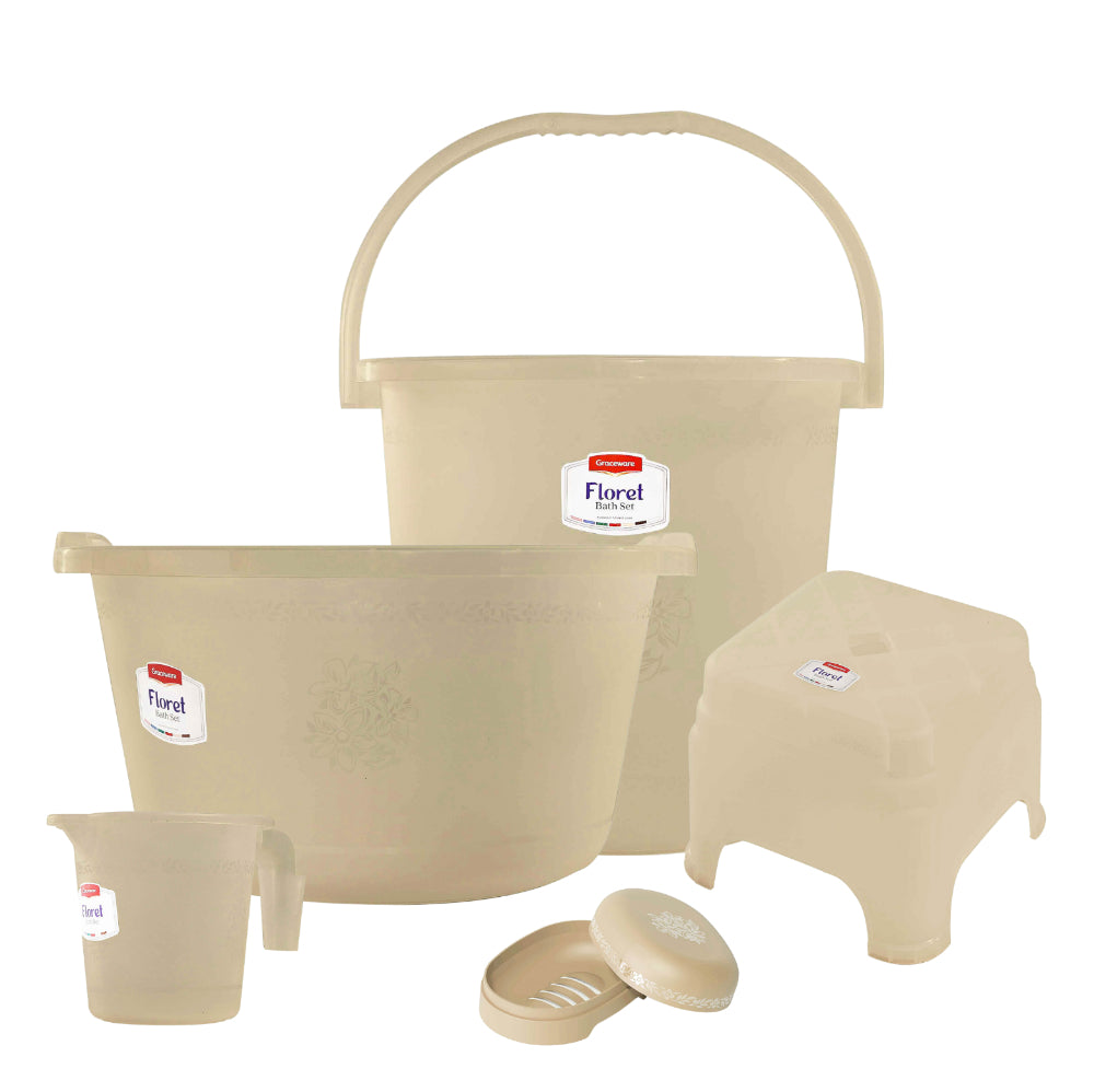 Floret Bath set Red