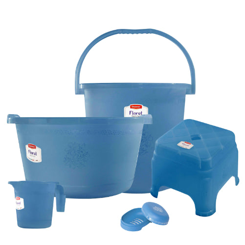 Floret Bath set Red