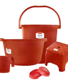 Floret Bath set Red