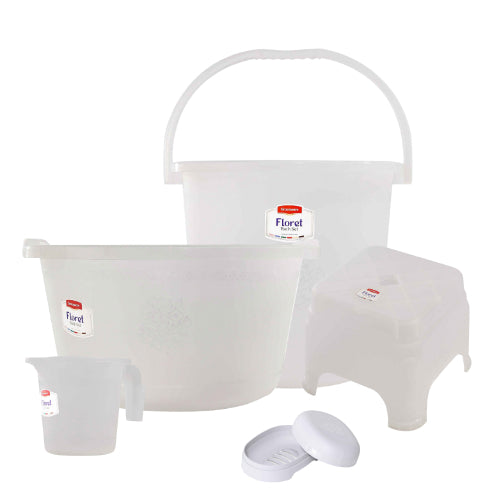 Floret Bath set Red