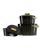 Legacy Hotpot Set of Three - Midnight Black