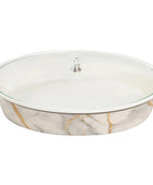 Serving Dish with Glass Lid
