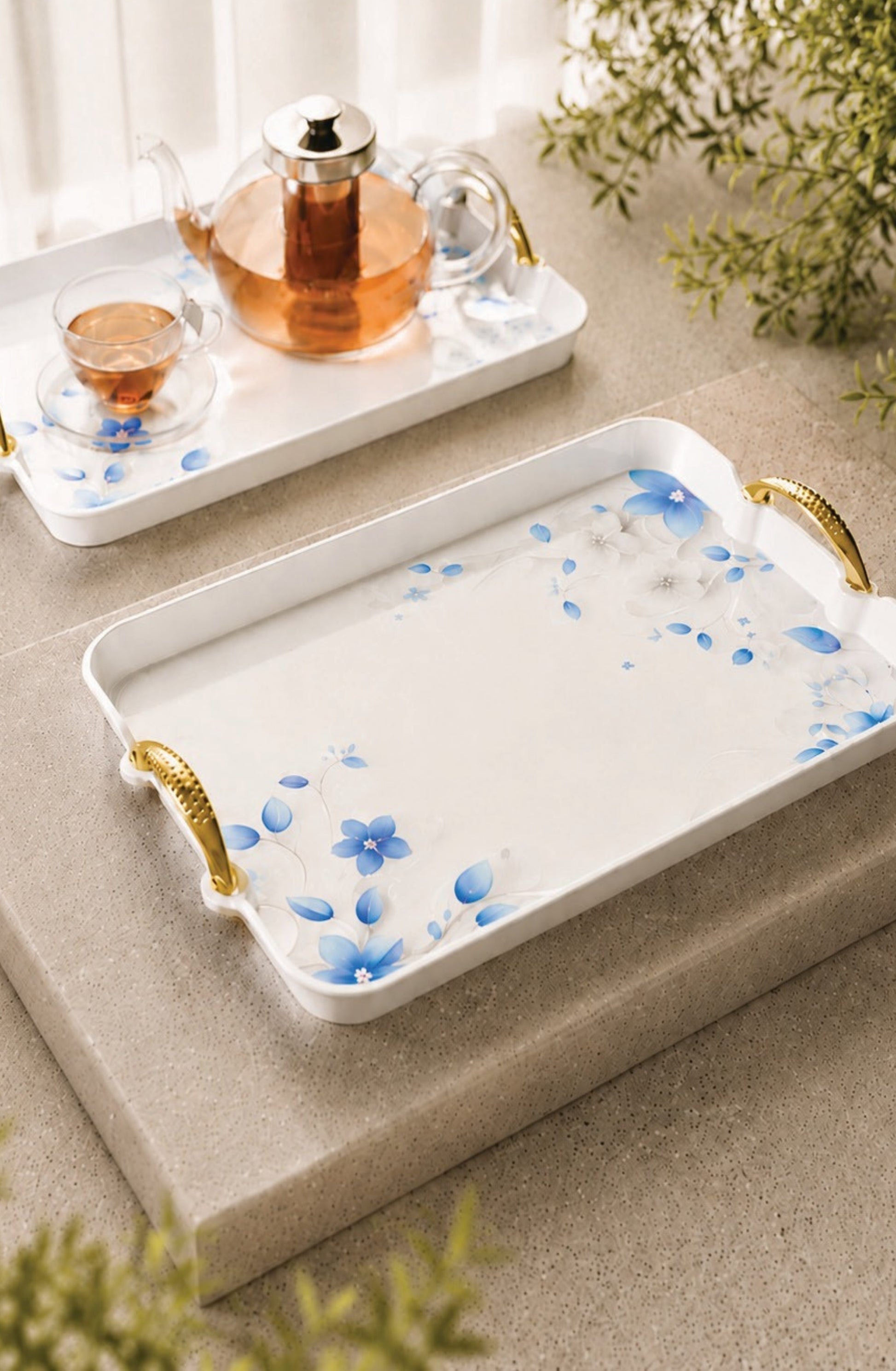 Pearl Serving Tray Set – 3 Pieces