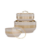 Brighton Hotpot Gold Beige Set of Three