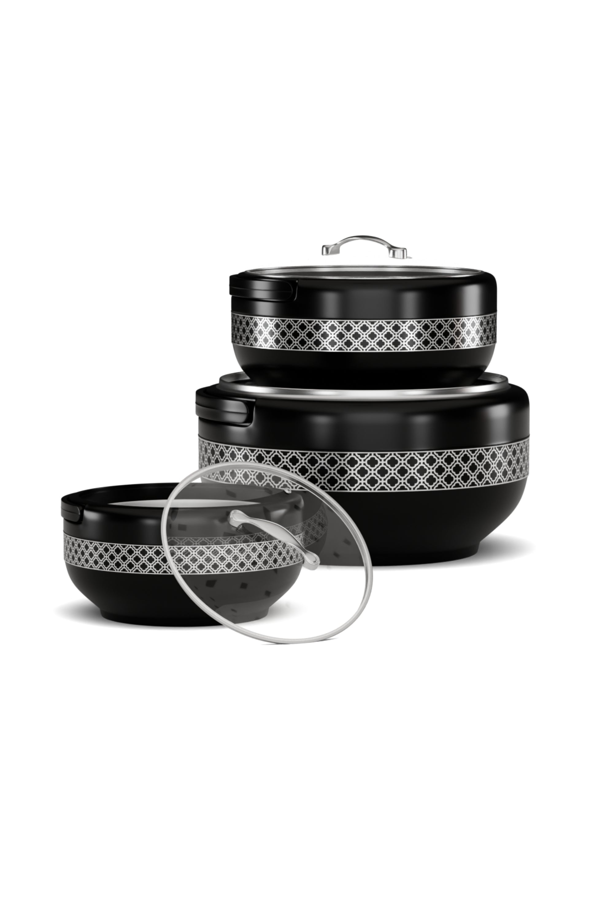 Brighton Hotpot Silver Set of Three