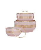Brighton Hotpot Gold Pink Set of Three