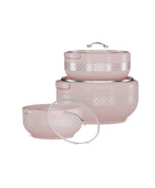 Brighton Hotpot Silver Pink Set of Three