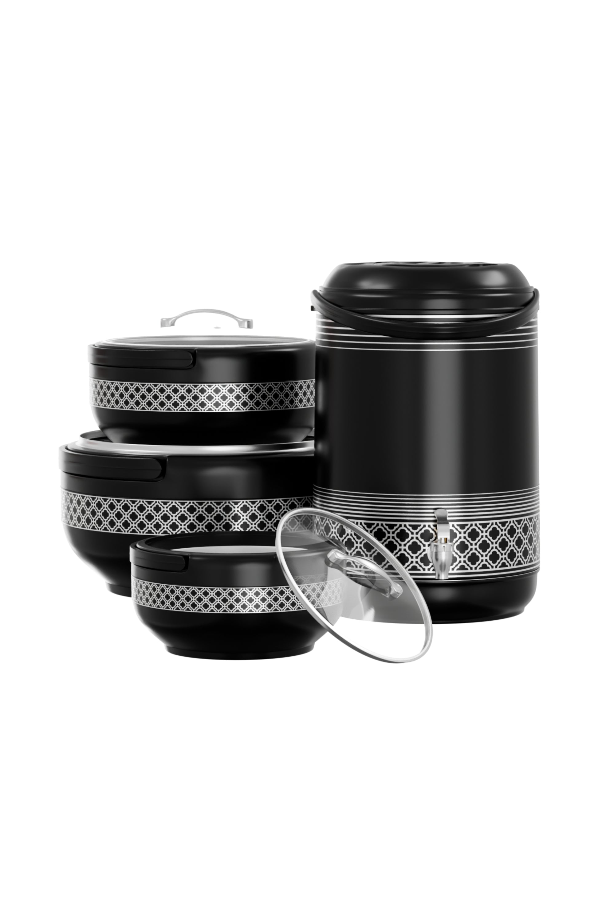 Brighton Set Black Pack of 4