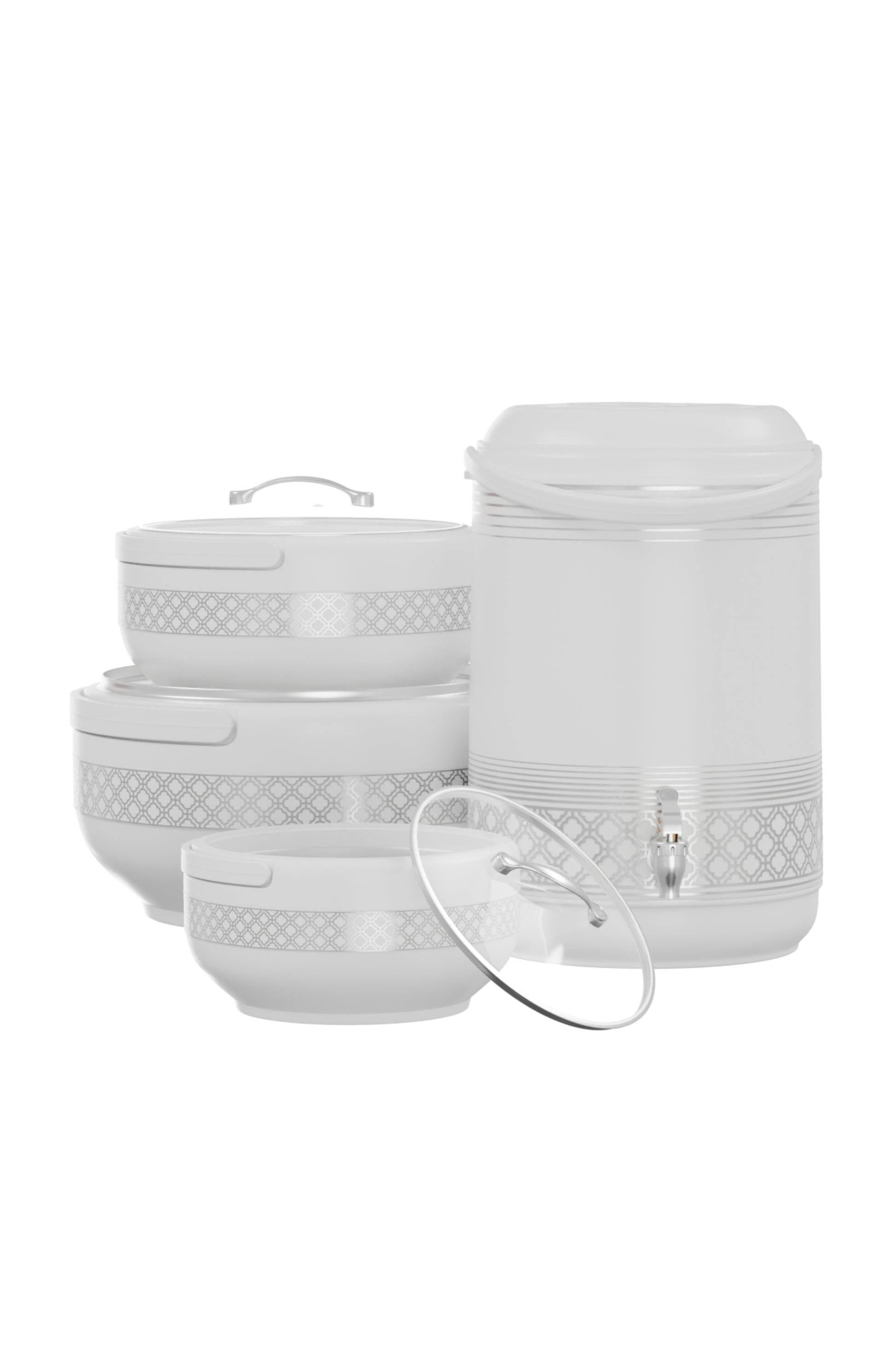 Brighton Set White Pack of 4